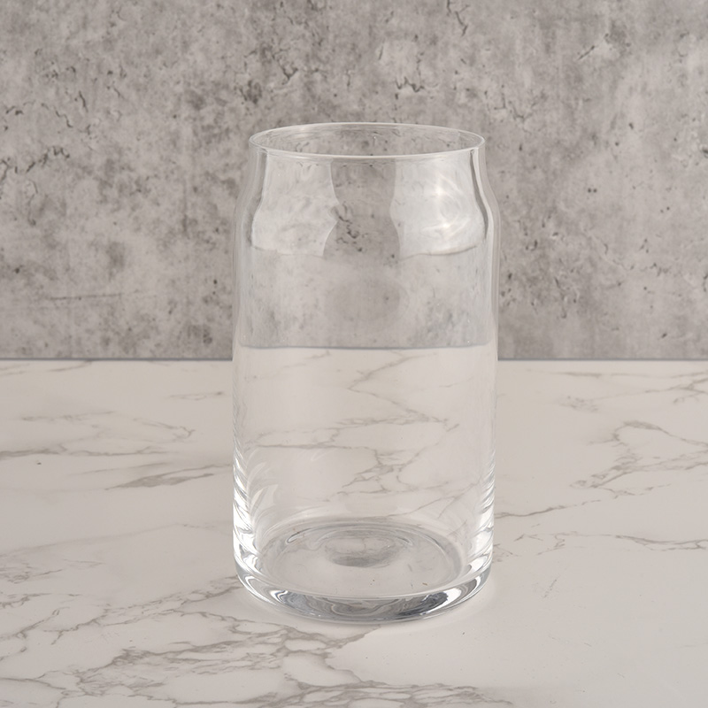 clear 17oz high glass candle holder for homesick