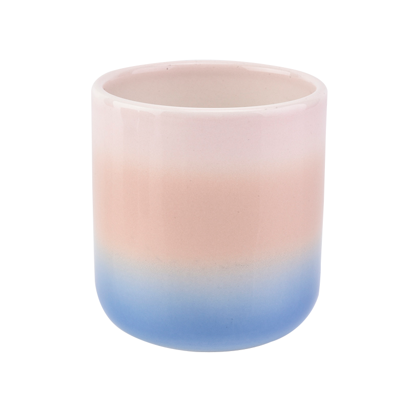 12oz Colorful Empty Ceramic Container for Candles