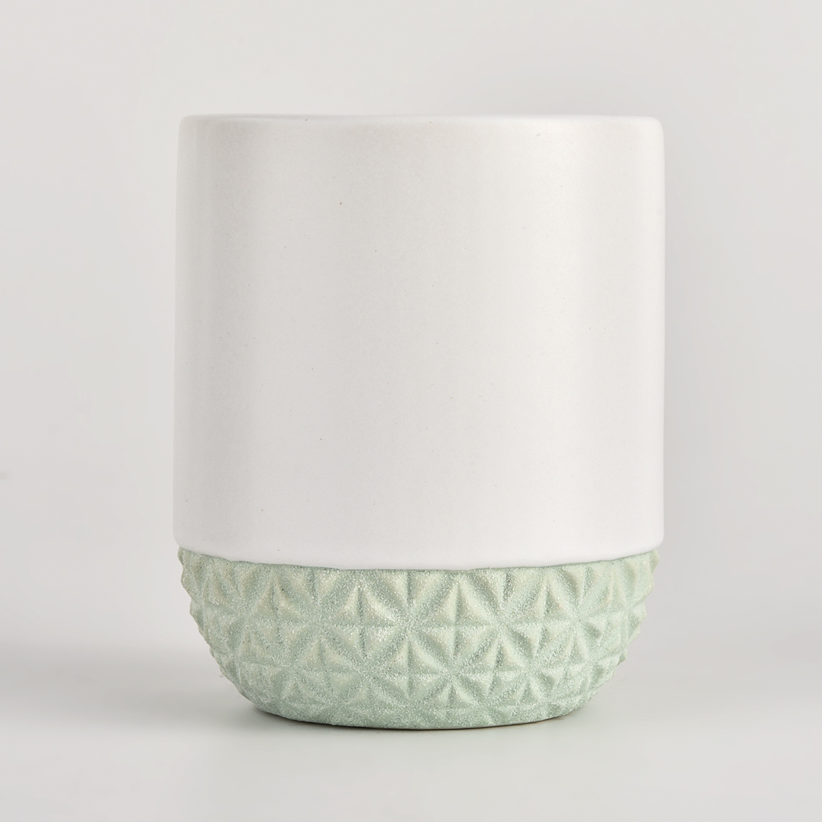 Sandy SureFace Ceramic Lilin Jar dengan tudung dari Gelas Sunny
