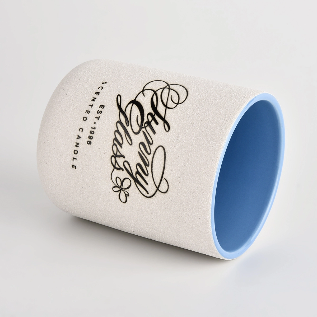 2022 new OEM/ODM private label ceramic candle jars with bran name 