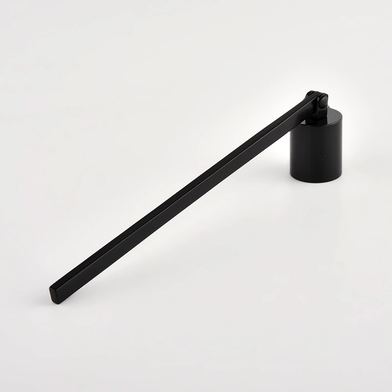 Luxury stainless steel black candle snuffer