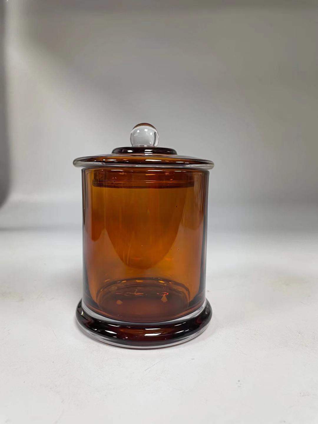 350ml amber glass metro jar from Sunny Glassware