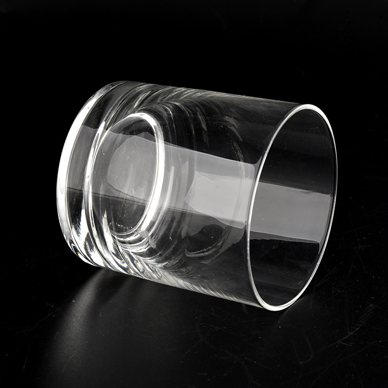 8oz crystal cylinder glass candle holders wholesaler
