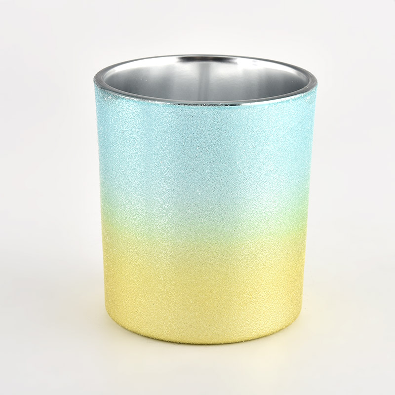 νέο πολυτελές διακοσμητικό γυάλινο βάζο κεριών