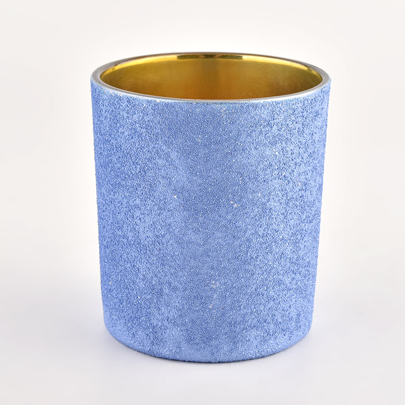 Luxus-Kerzenhalter aus pulverbeschichtetem Glas