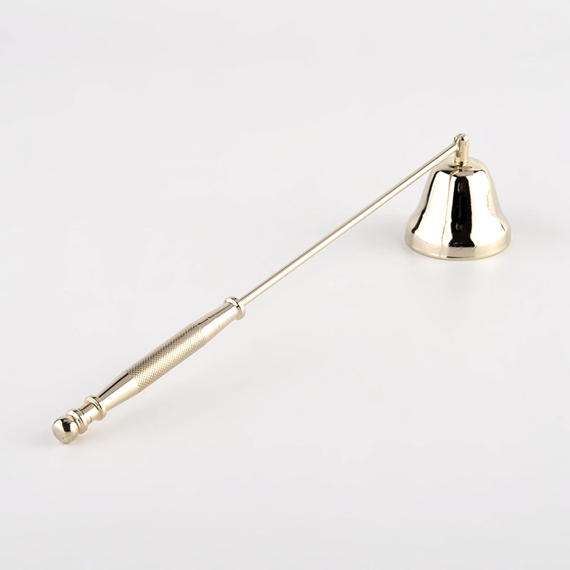 Supplier luxury gold metal candle snuffer for home deco