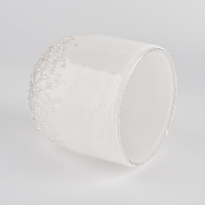 320ml Toples Kaca Kristal Silinder Kustom untuk Lilin Grosir Cerah Gelas