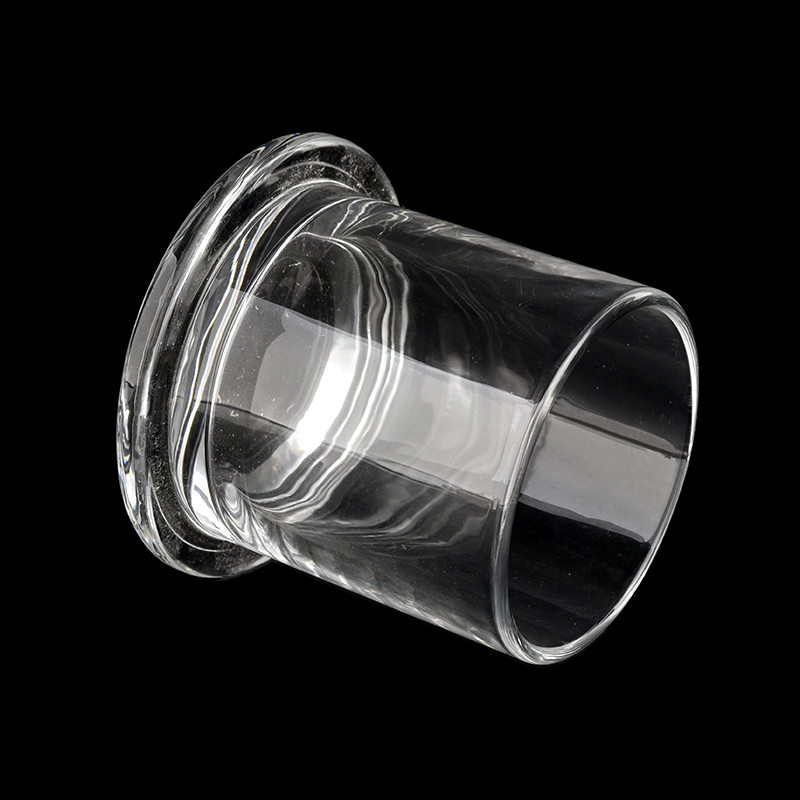 200ml toples kaca lilin dengan kaca cloche glass dome glass bell