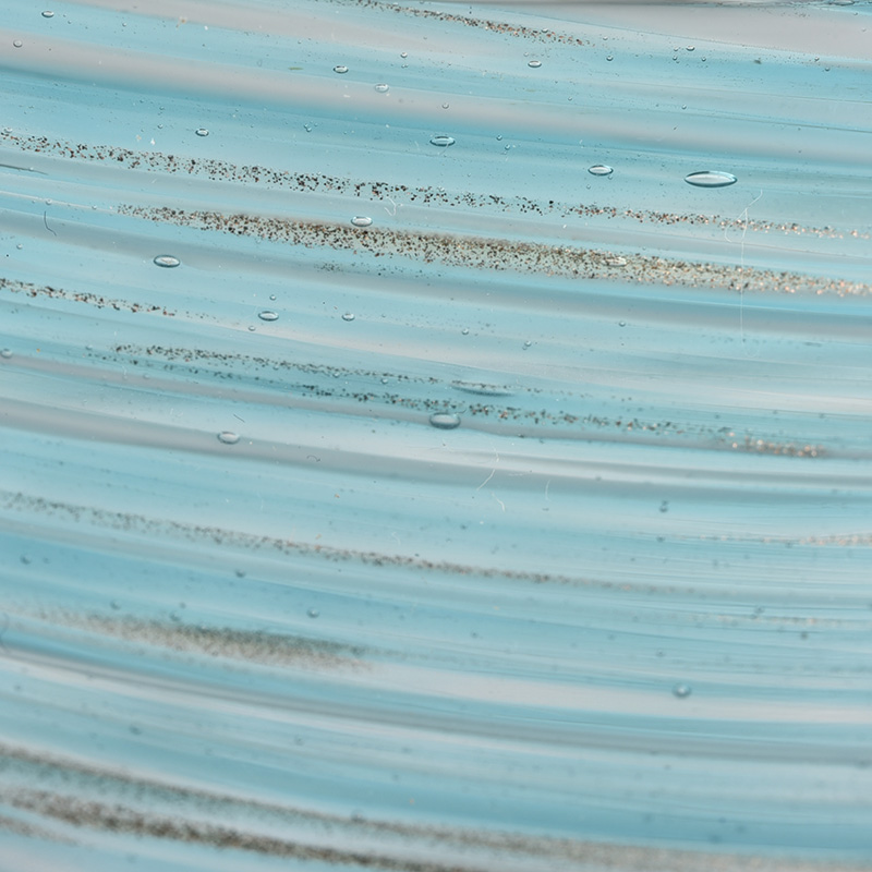 মোমবাতি পাইকারি তৈরির জন্য সানি কাচের জিনিসপত্র নীল সিলিন্ডারের কাচের জার