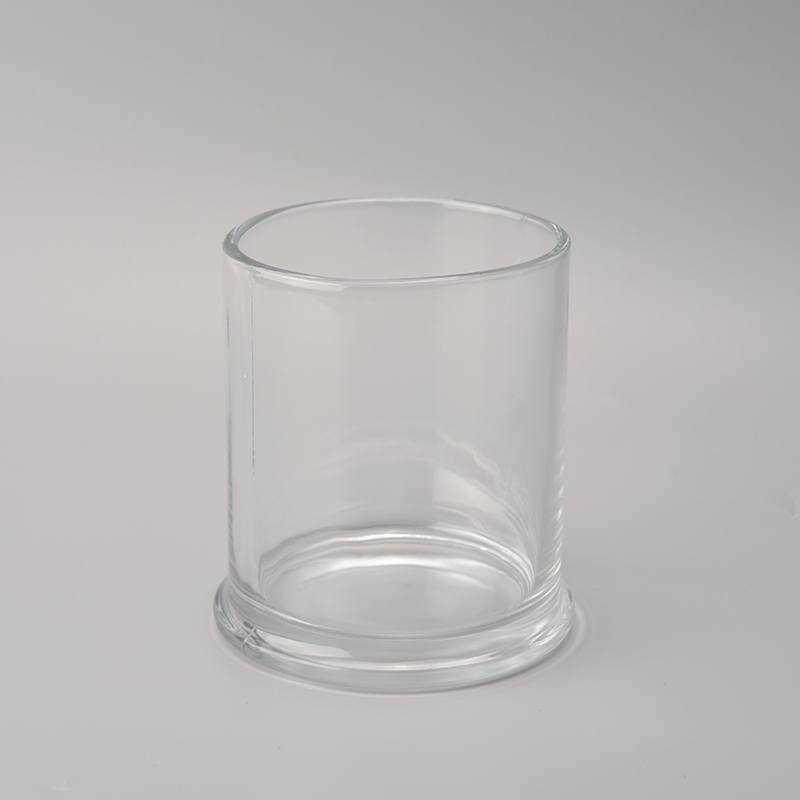 Récipient en verre de pot de bougie personnalisé vide de 16 oz