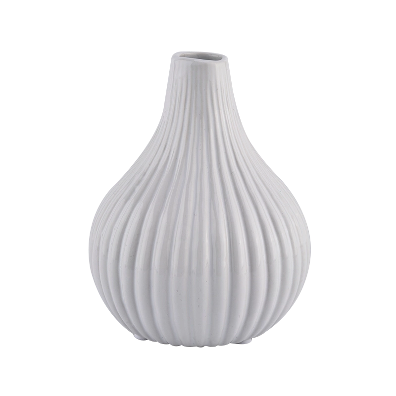 420ml white ceramic reed diffuser bottle 