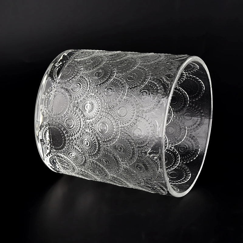 Luxury glass candle holders with custom designs
