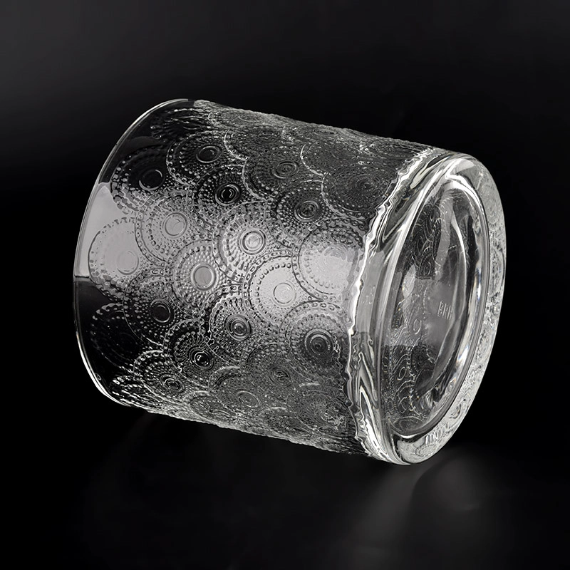 Luxury glass candle holders with custom designs