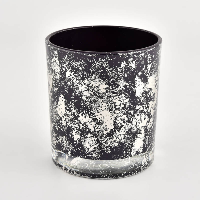 Sunny Glassware Toples lilin kaca hitam untuk membuat pasokan grosir