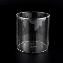 Çin ince duvarlı boş düz taraflı cam mum kavanozları üretici firma