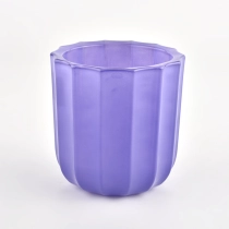 Çin Toptan için lüks 160ml özelleştirilmiş renk dikey cam mum kavanoz üretici firma