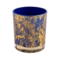 中国 豪华定制不同颜色独特的空玻璃蜡烛罐用于制作蜡烛 制造商