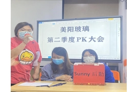Kina Sunny Glassware PK konkurrence rekorder for virksomheden fabrikant