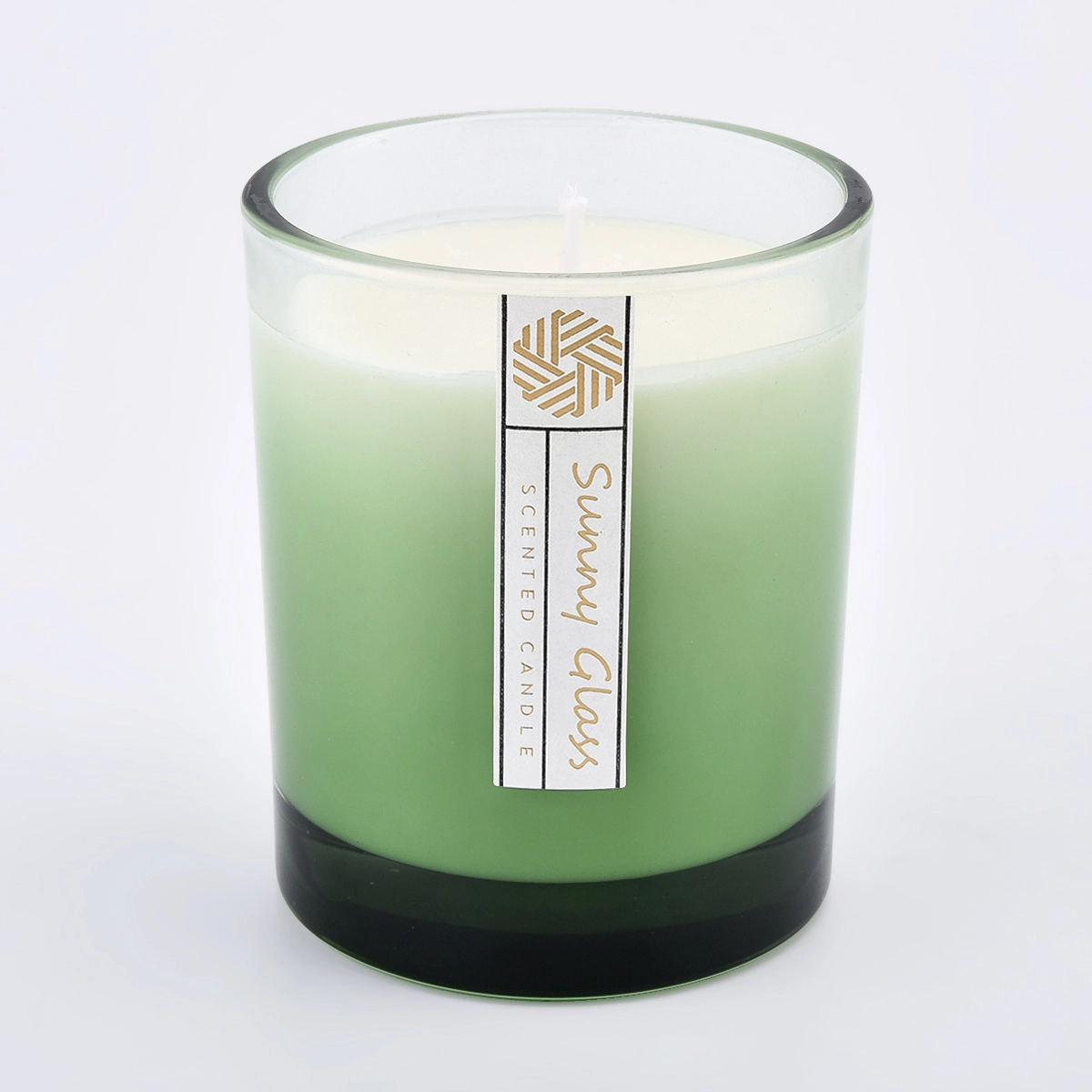 Luxury Gradient 10OZ glass candle jar from supplier