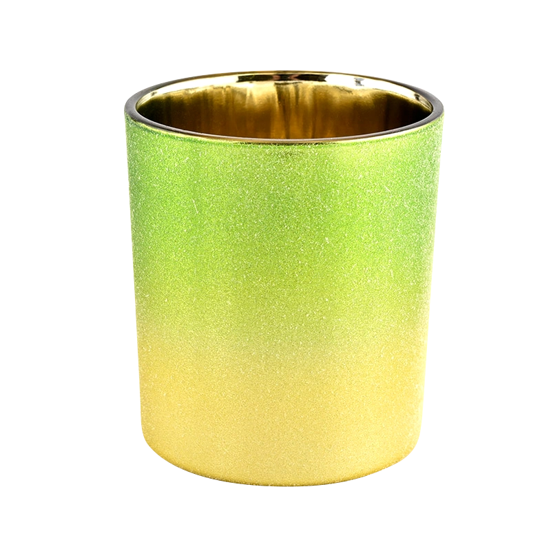 China home decor spring color glass candle holder manufacturer