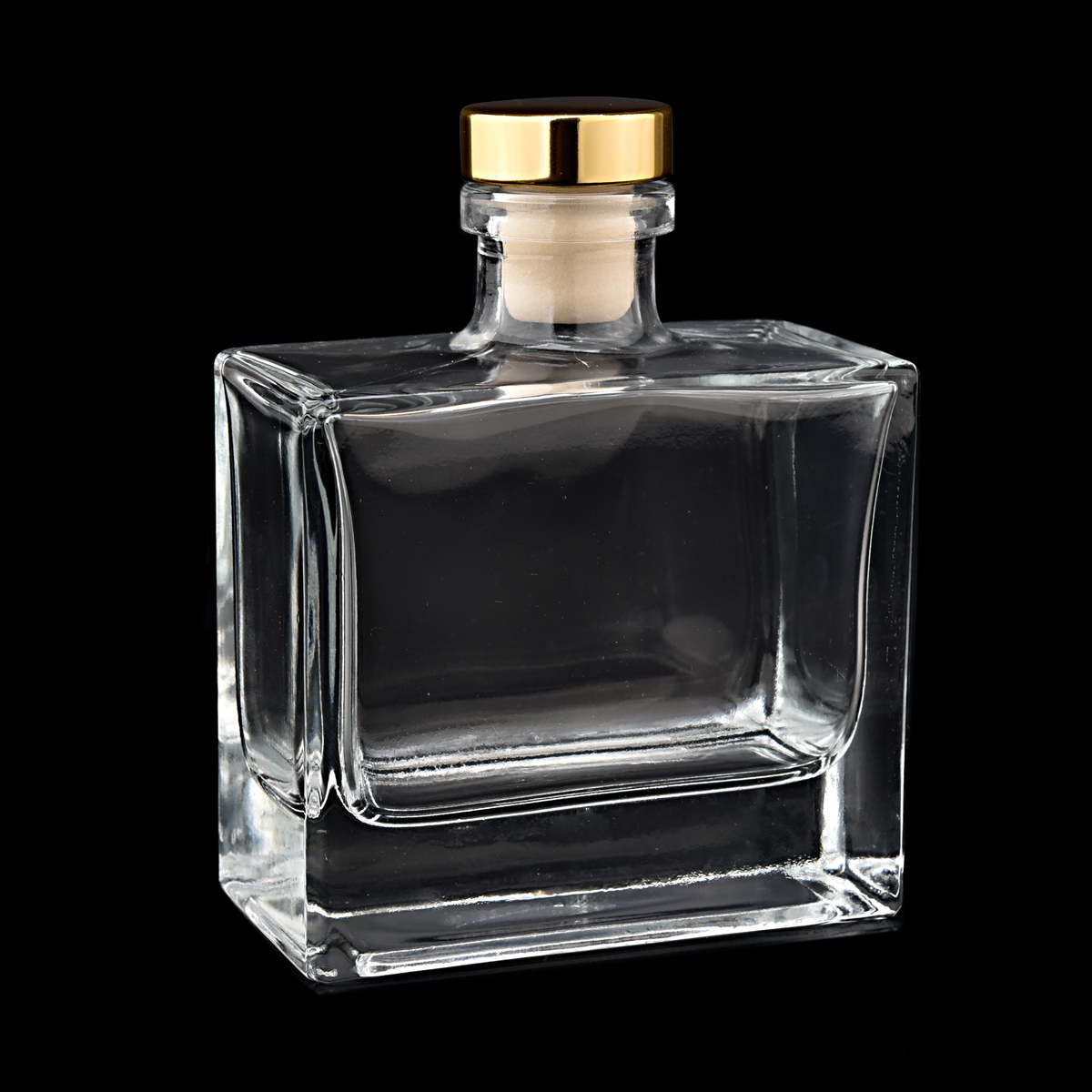 Bouteilles de diffuseur de bouteilles de parfum en verre carré de 200 ml