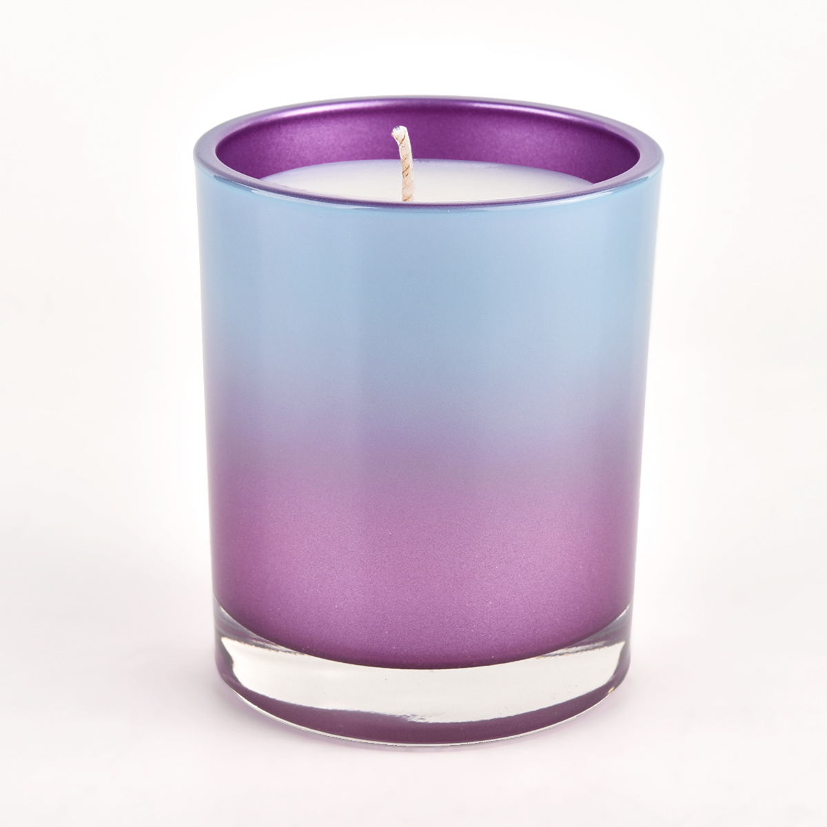 луксозен буркан за свещи с преливащ цвят от 8,4 унции