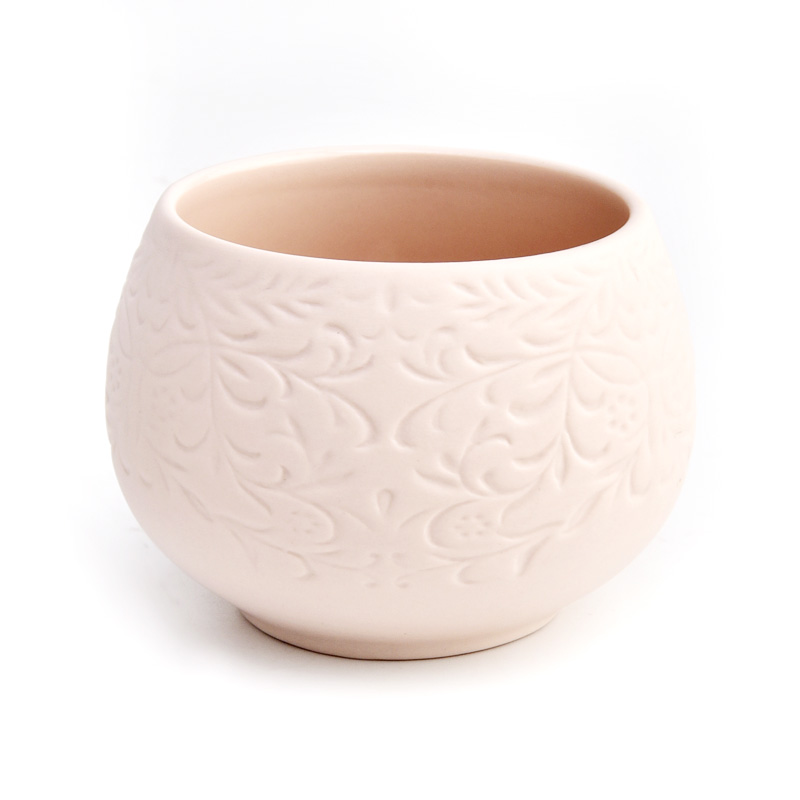 wholesale  elegant 10oz white ceramic  candle holders with lid - COPY - kff1fv
