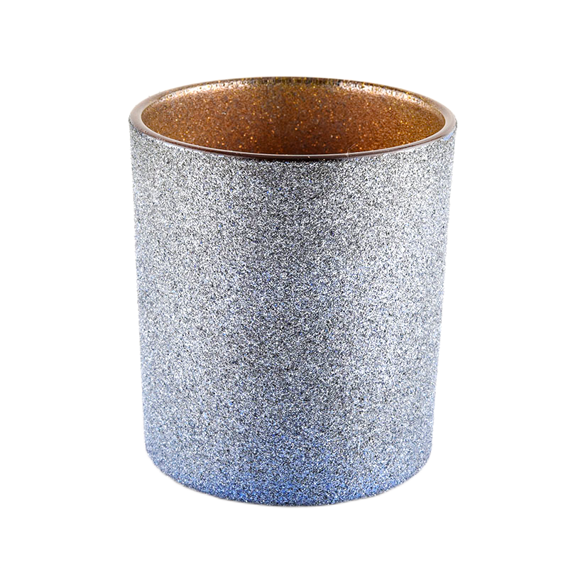 Wholesale Hot Sale Unique Home Decors Candle Jars Frosted Glass Candle Jar