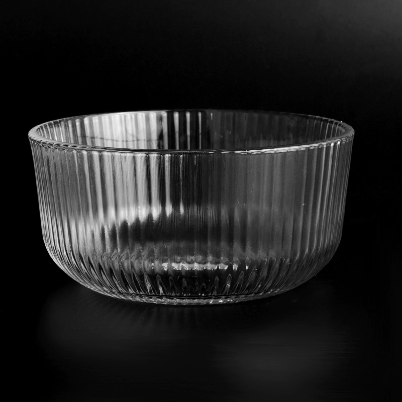 home decor 5 wicks large glass candle bowl