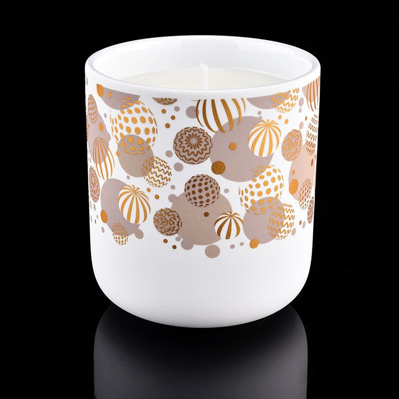 luxury soft touch 10oz ceramic candle jar - COPY - j9htsg
