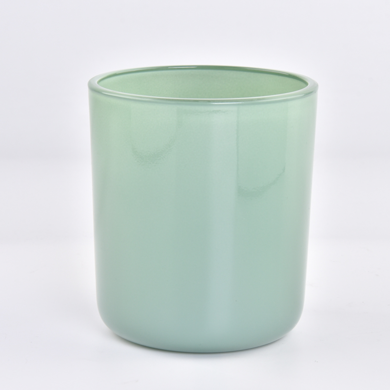 hot sales 2 wicks round bottom glass candle jar