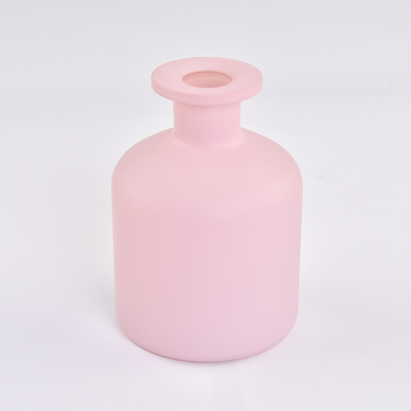 hot sales pink 250ml glass diffuser bottle