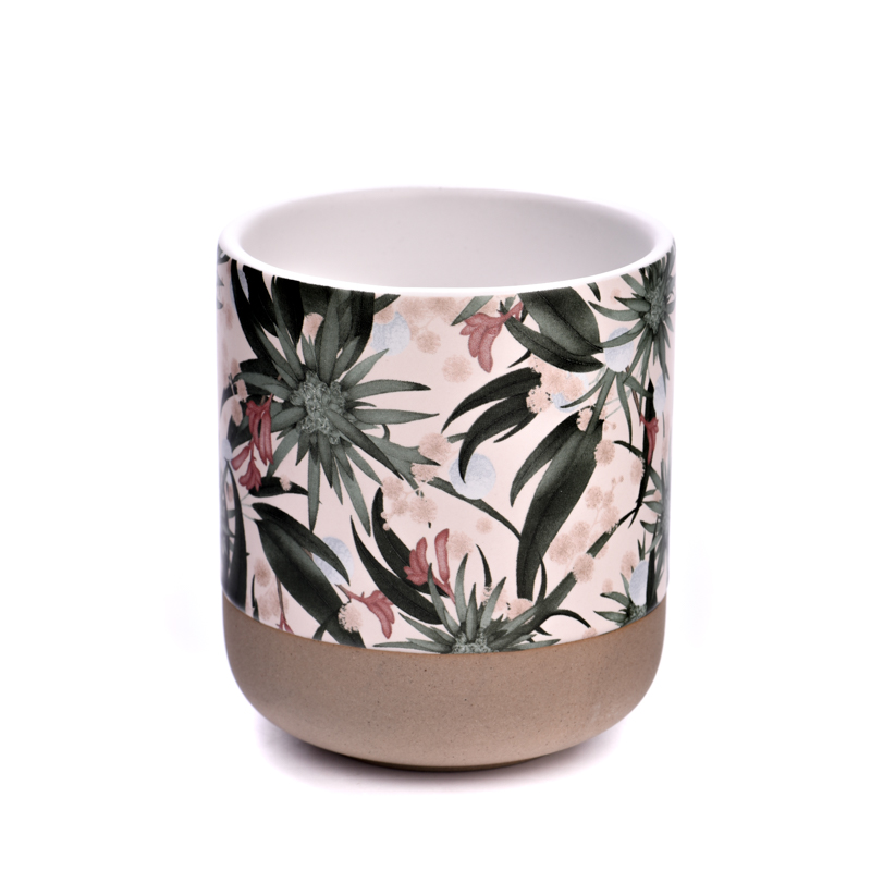 Wholesale Porcelain Candle Jar Luxury Ceramic candle vessel Home Decoration