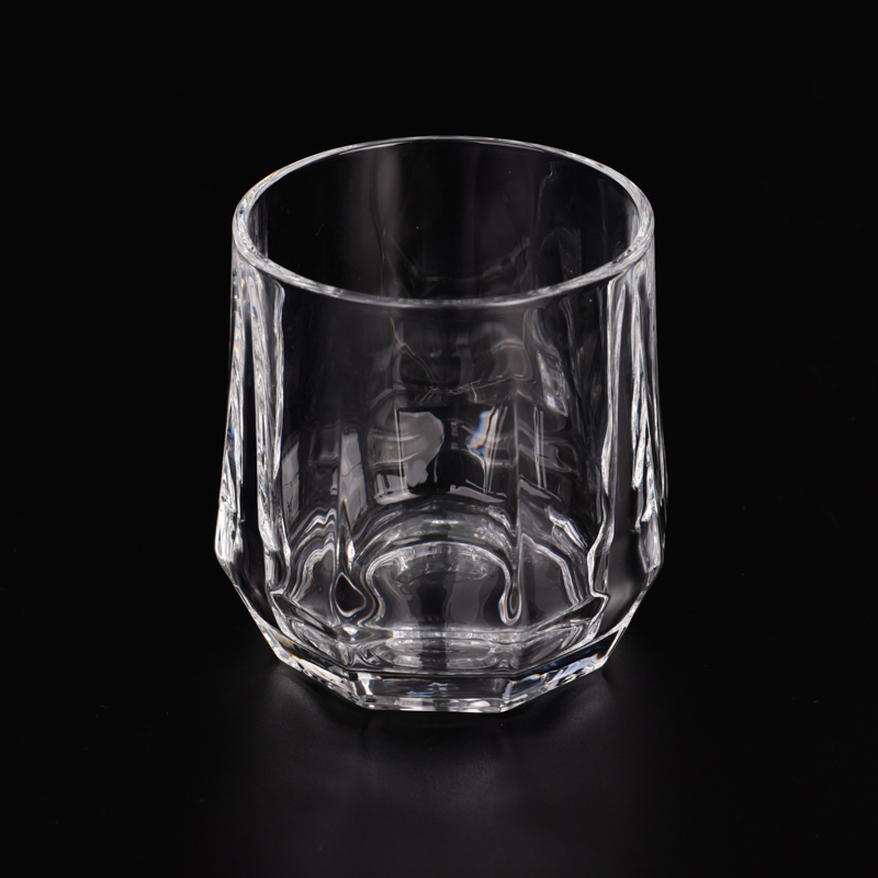 Pot en verre de whisky nouvellement conçu en gros de 320 ml pour mariage