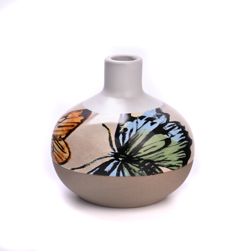 luxusná porcelánová fľaša s trstinovým difúzorom