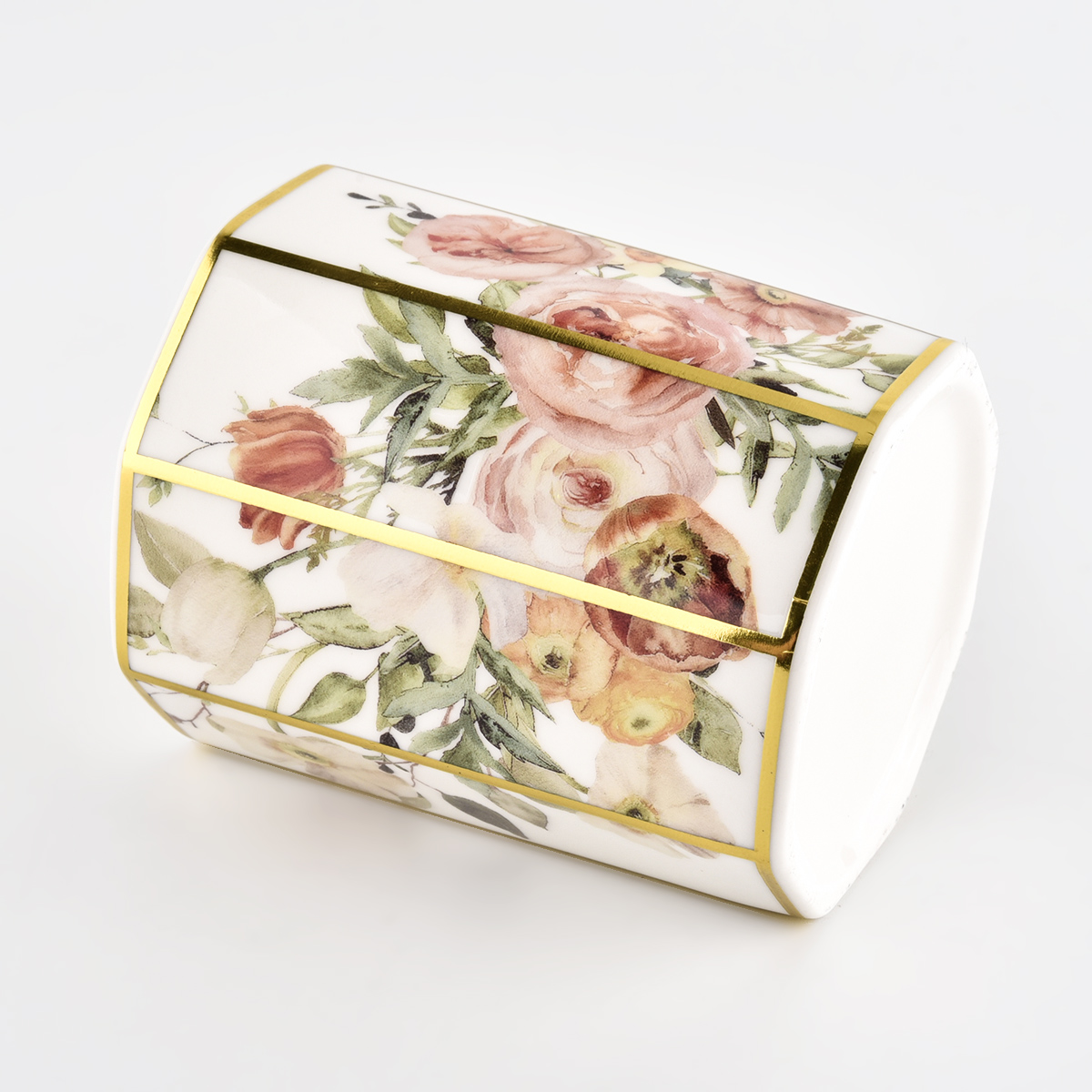 Luxury Design Ceramic Candle Jar With Home Decor
