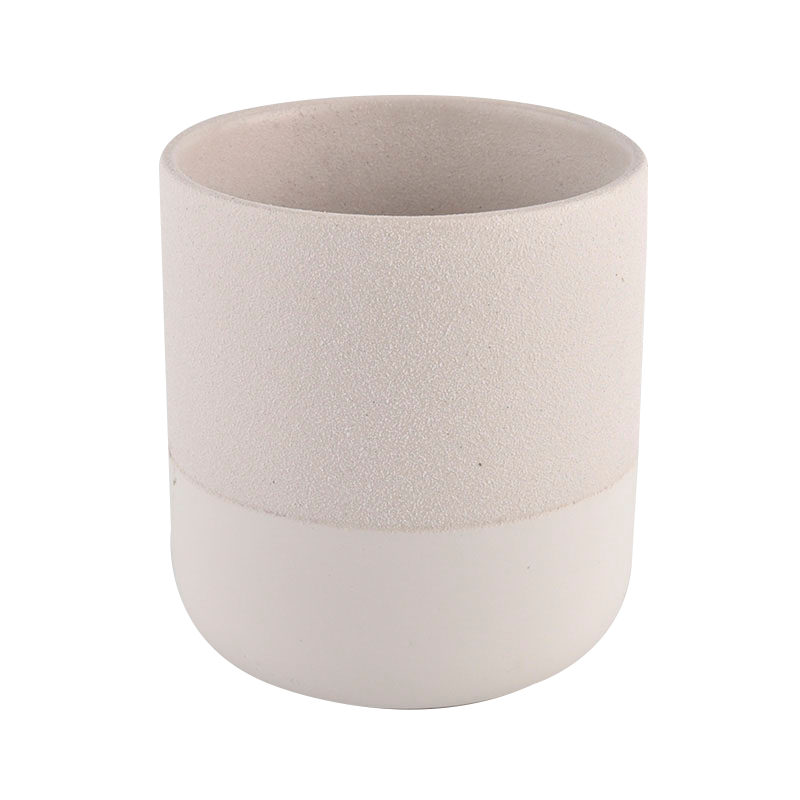 Vase de lumânări din ceramică cu design original personalizat. Borcan unic de lumânări parfumate