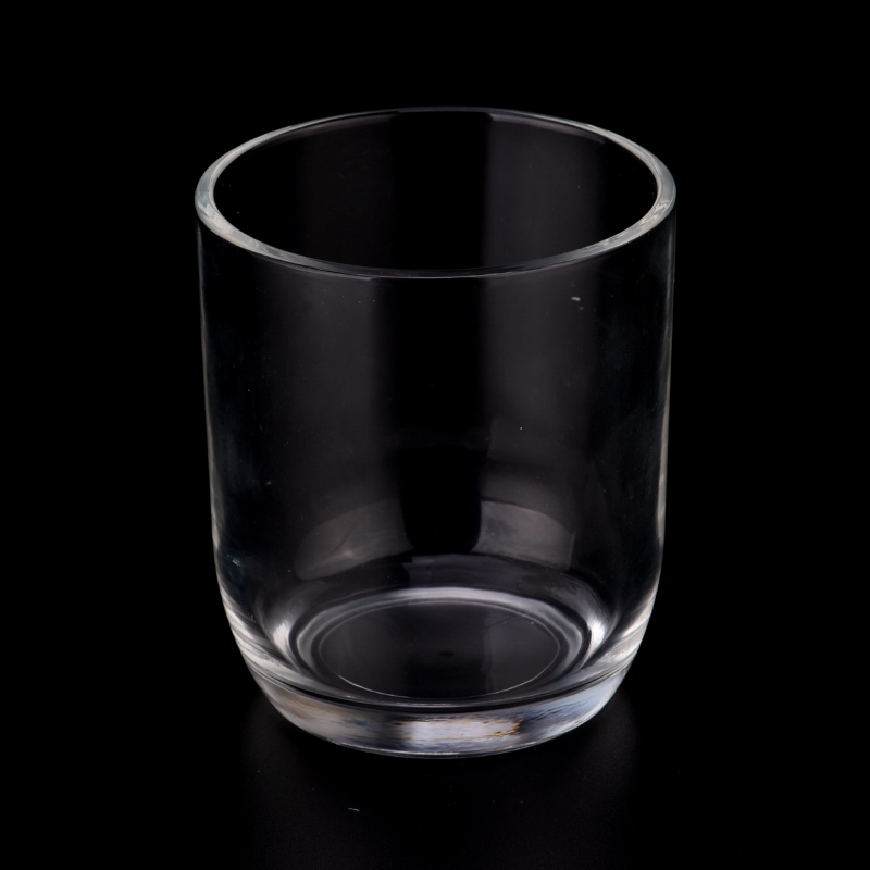 heimilisskreyting 6oz hringlaga kertakrukka úr gleri