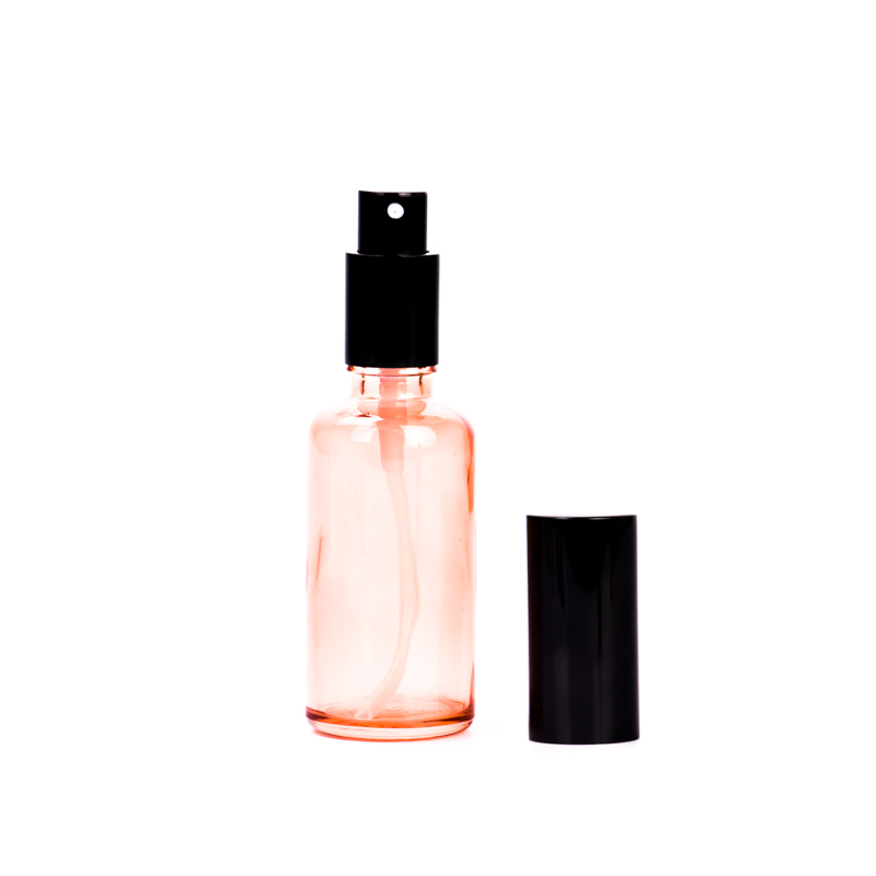 100ml glass oil bottle with black cap for home fragrance