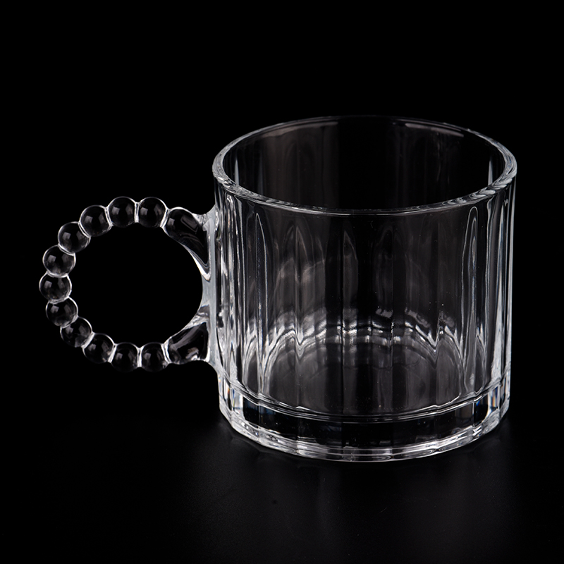 Водна чаша от 8 унции с нов дизайн с гранулирана дръжка за продажба на едро