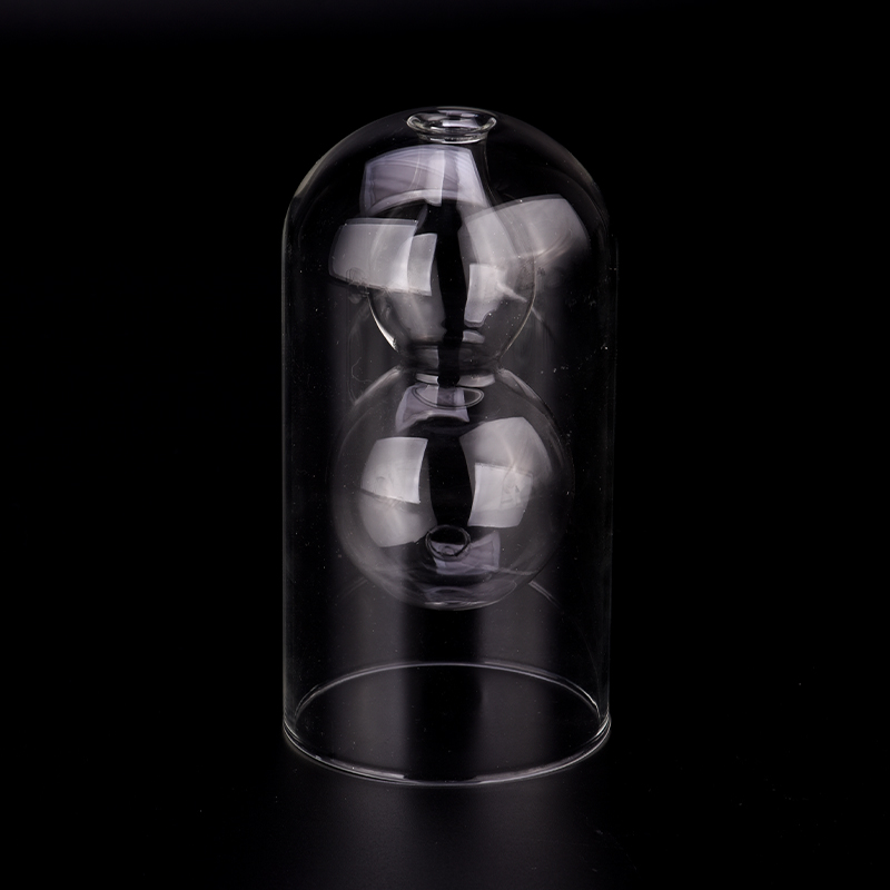 4 OZ kalebass-formet glass siv diffuser flaske lysestaker engros