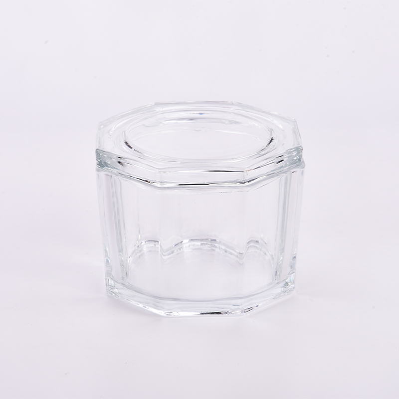 octagon shape candle holders lids for candle making