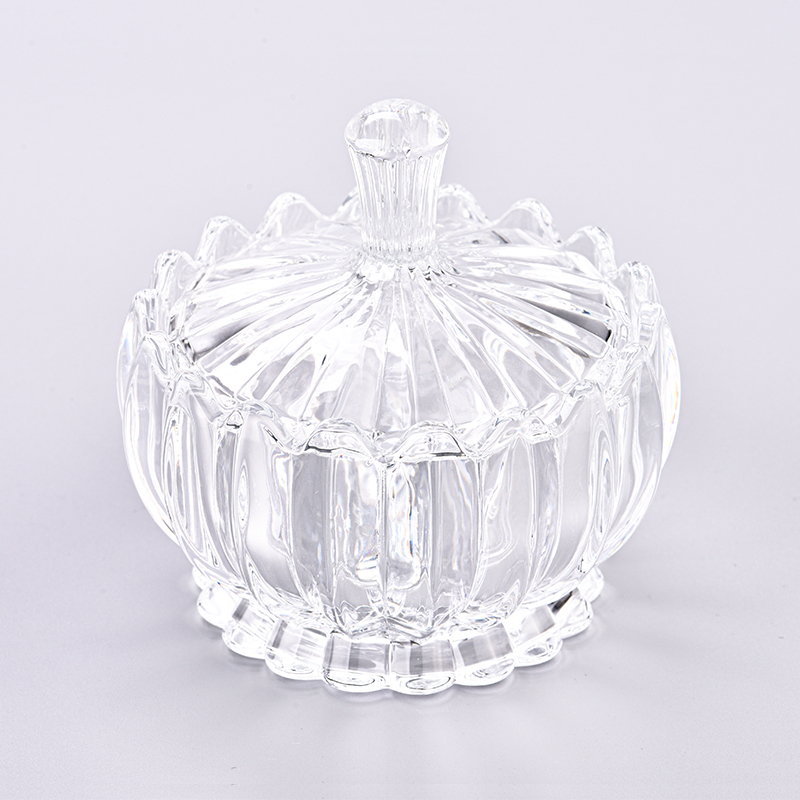 Wholesale Christmas candle jar with lids for soy wax