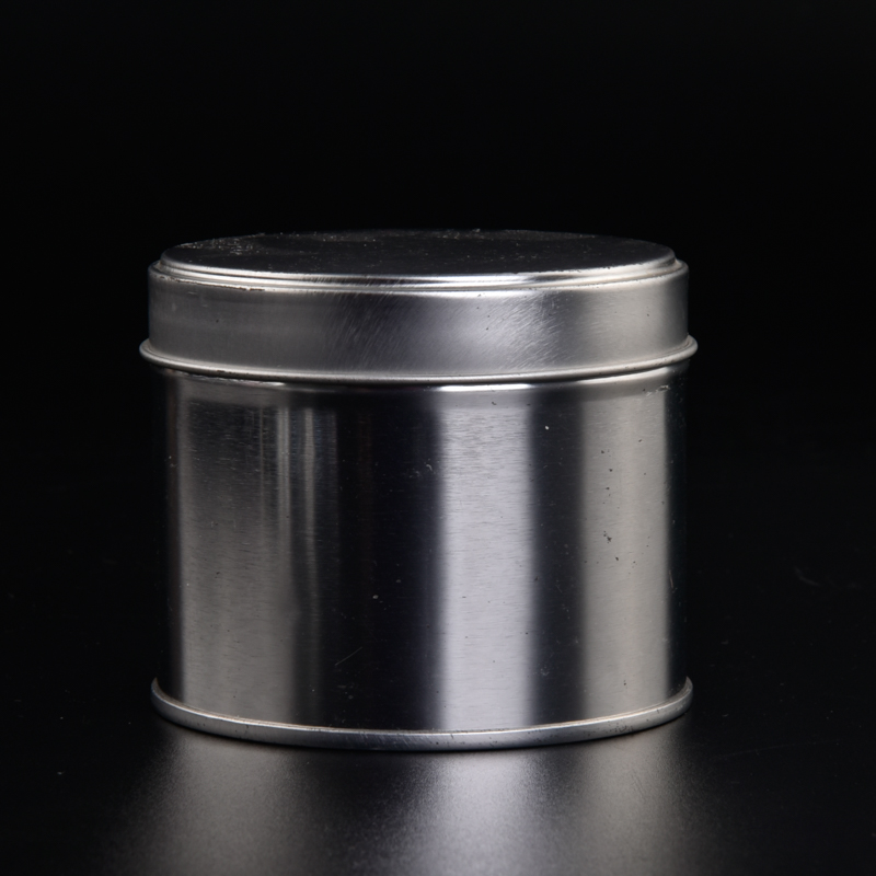 Pot de bougie en métal d'étain de couleur primaire de ventes chaudes