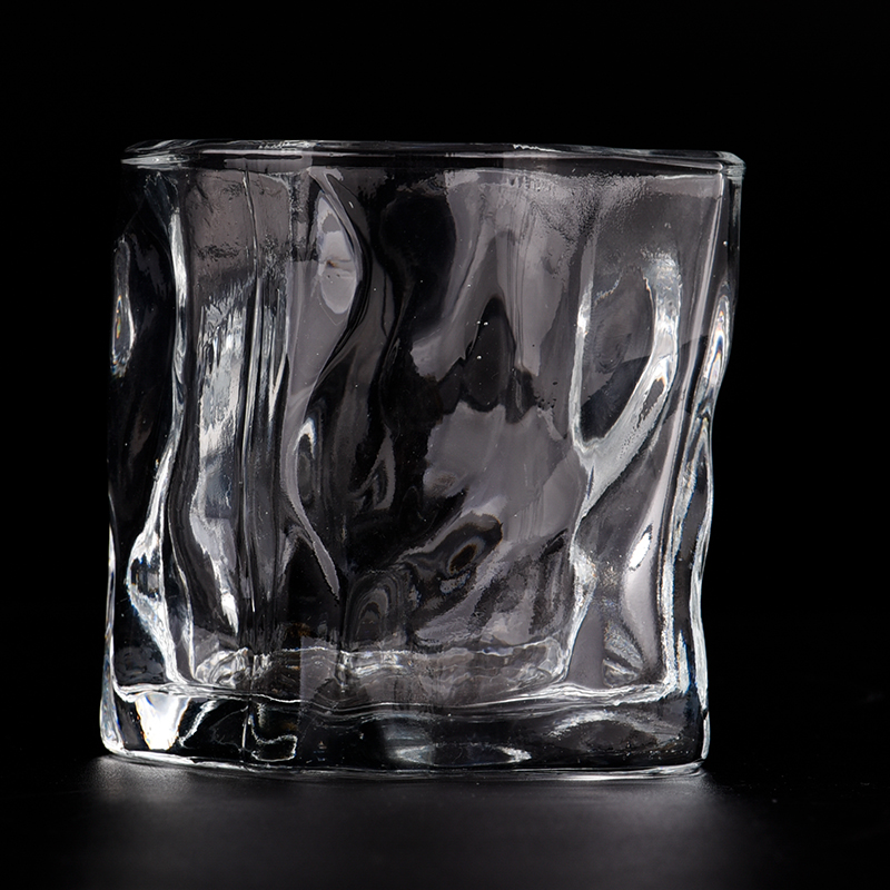 Wholesale clear glass candle jar candle holders suppliers for home gift