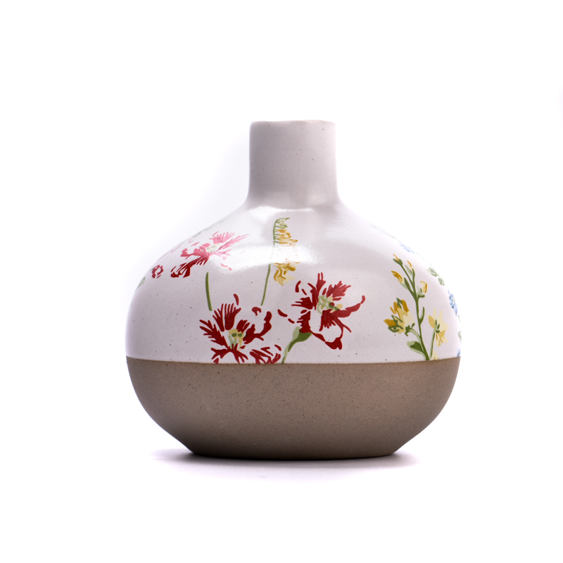 360ml flower pattern ceramic aromatherapy bottles