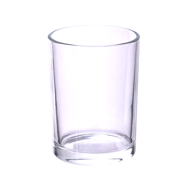 Castiçal de vidro transparente de 350 ml no atacado