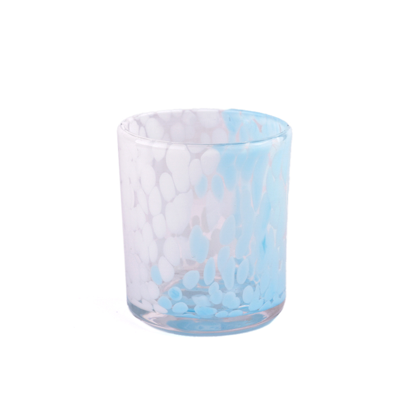 Tarro de cristal con vela perfumada de lujo de diseño personalizado