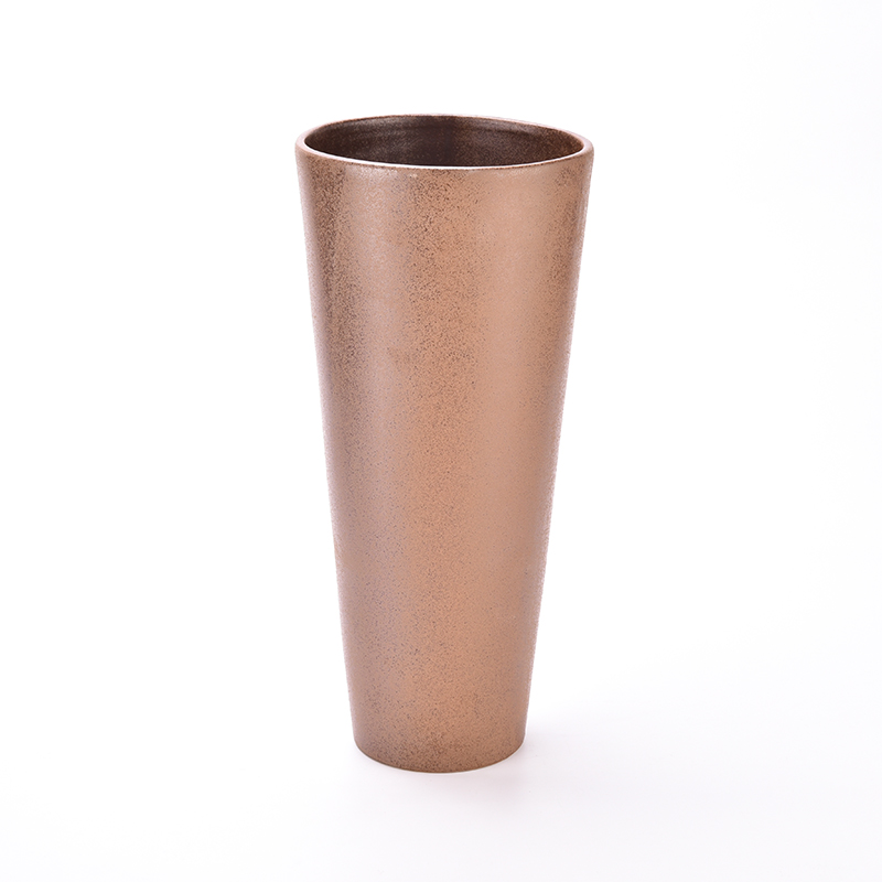 luxury antique color tall ceramic vase