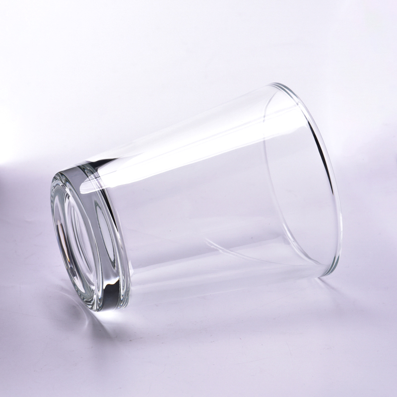 suosittuja 14 unssia täytettyjä vahaa V-muotoisia lasikynttiläpurkkeja